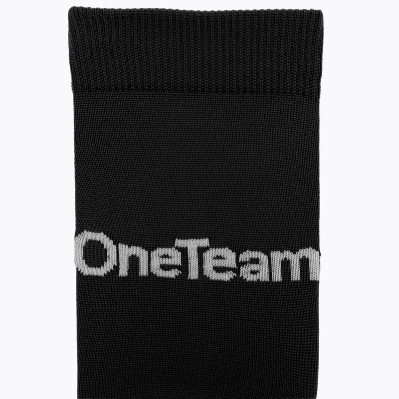 Дитячі футбольні шкарпетки OneTeam Precision football socks black 3