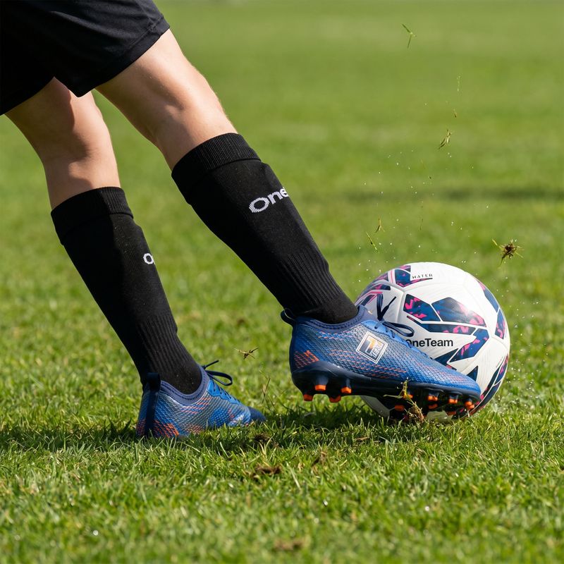 Футбольні шкарпетки OneTeam Precision football socks набір 2-pack чорний 7
