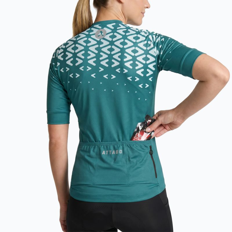 Футболка велосипедна жіноча ATTABO Tevi WMNS green 4