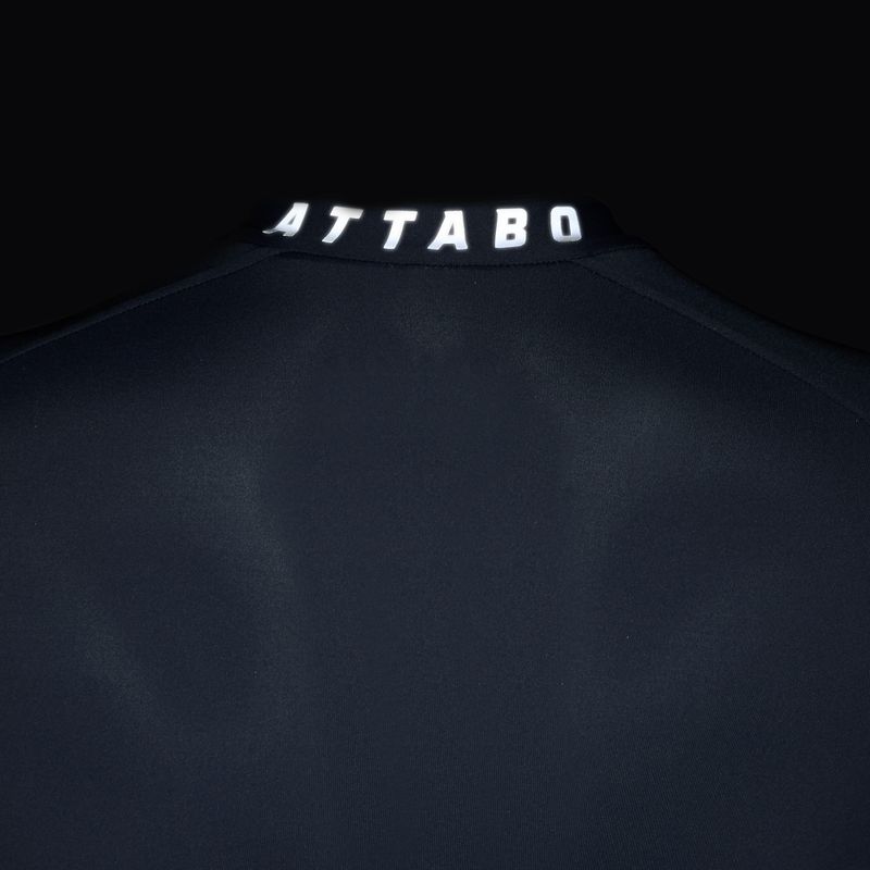 Жіноча велосипедна футболка ATTABO TEVRA з короткою блискавкою чорна 14