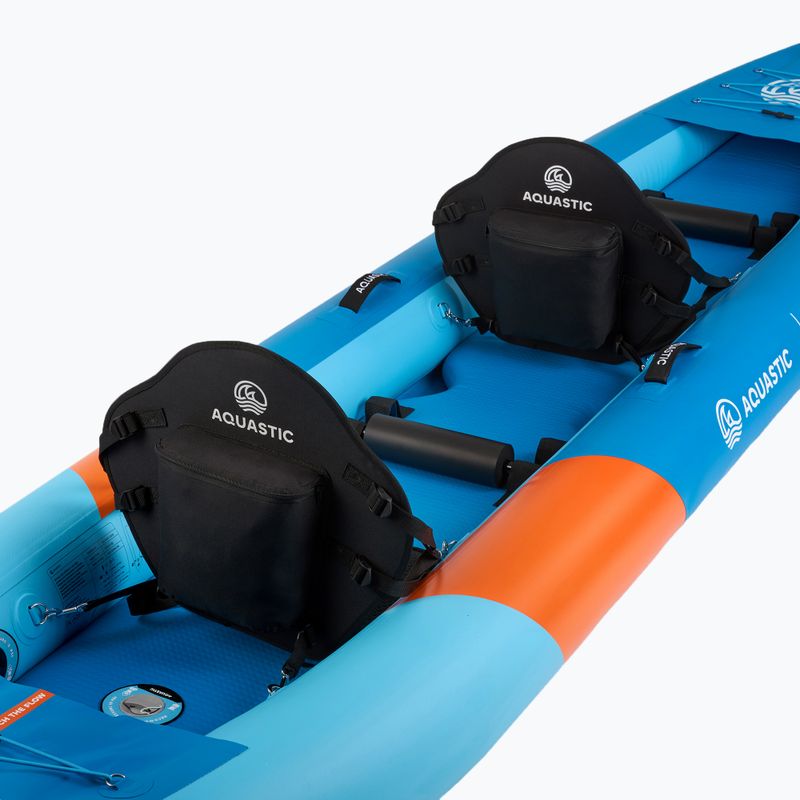 Байдарка надувна 2-місна AQUASTIC Cortez 13'5" 410 см блакитний 9