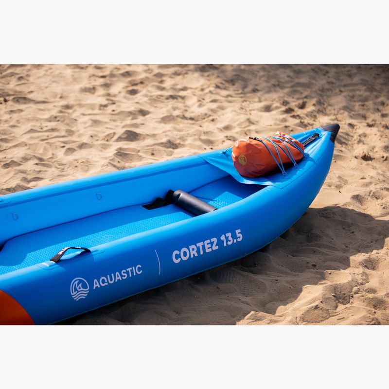 Байдарка надувна 2-місна AQUASTIC Cortez 13'5" 410 см блакитний 21
