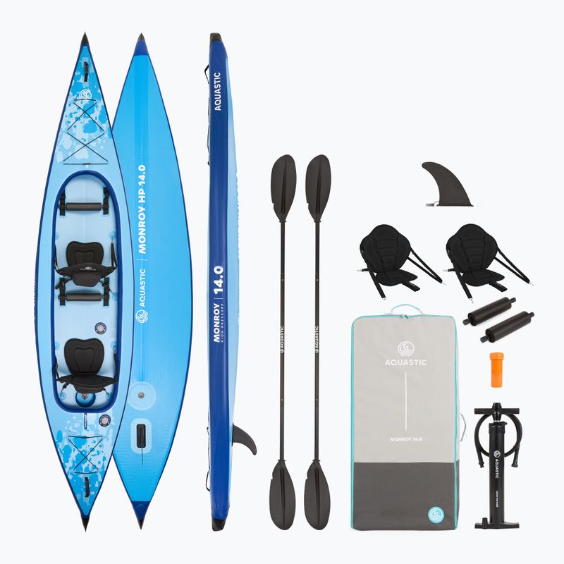 Байдарка/SUP гібрид AQUASTIC Monroy 14'0" 427 см блакитний