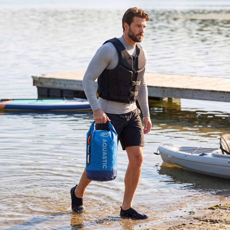 Мішок водонепроникний AQUASTIC Dry Bag 13 l Nylon/TPU blue 5