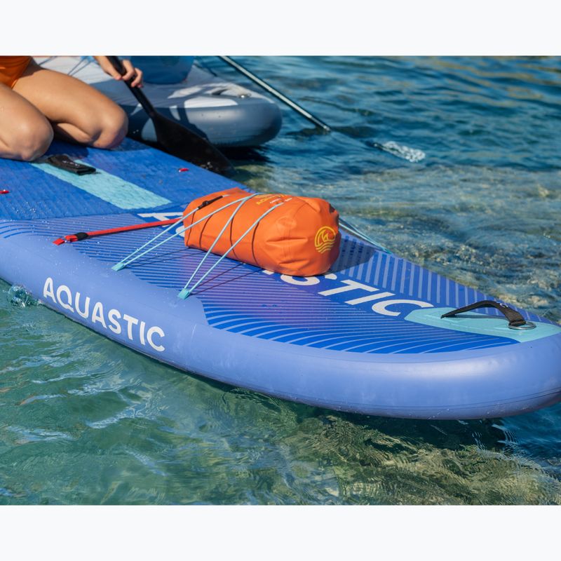 Сумка водонепроникна AQUASTIC Dry Bag 13 л помаранчевий 8