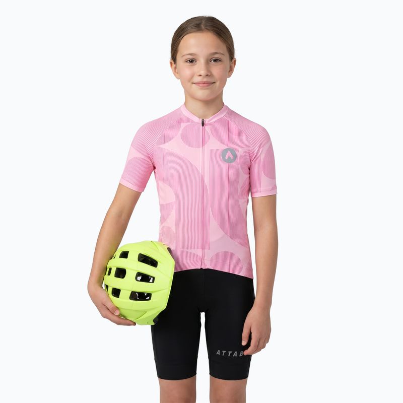 Футболка велосипедна дитяча ATTABO Vites WMNS pink