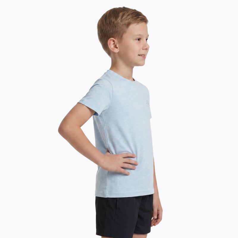 Дитяча трекінгова футболка KADVA Merivra merino blue 2