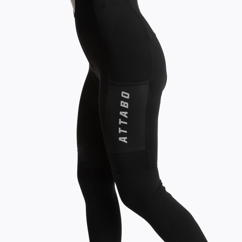 Штани велосипедні жіночі ATTABO OFREE CARGO утеплені чорний 6