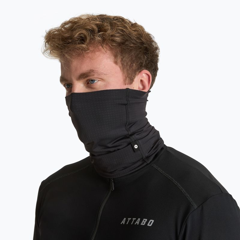 Снуд велосипедний ATTABO LOREEF MULTIFUNCTIONAL BAND утеплений чорний 3