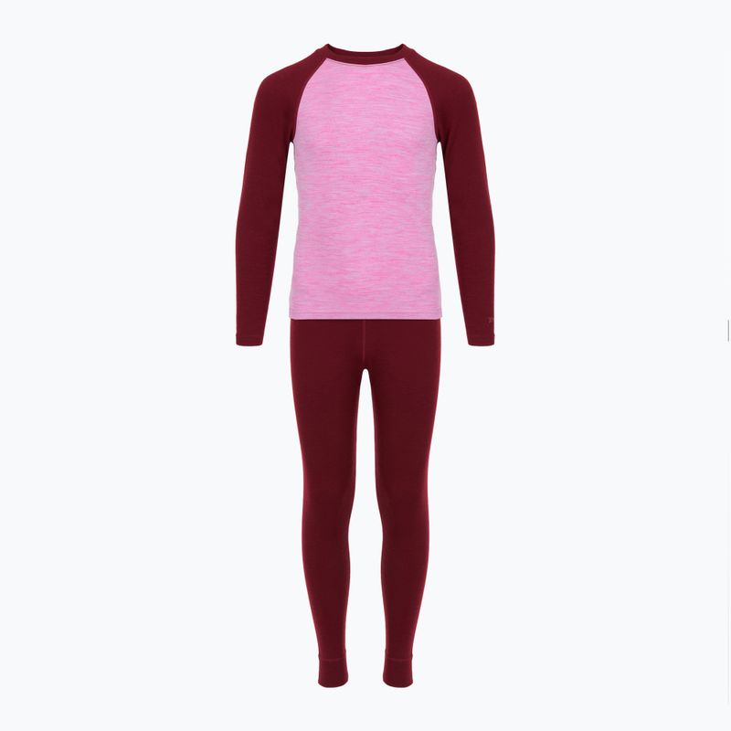 Комплект дитячої термоактивної білизни WOOLCANO Merino SET0982 purple 8