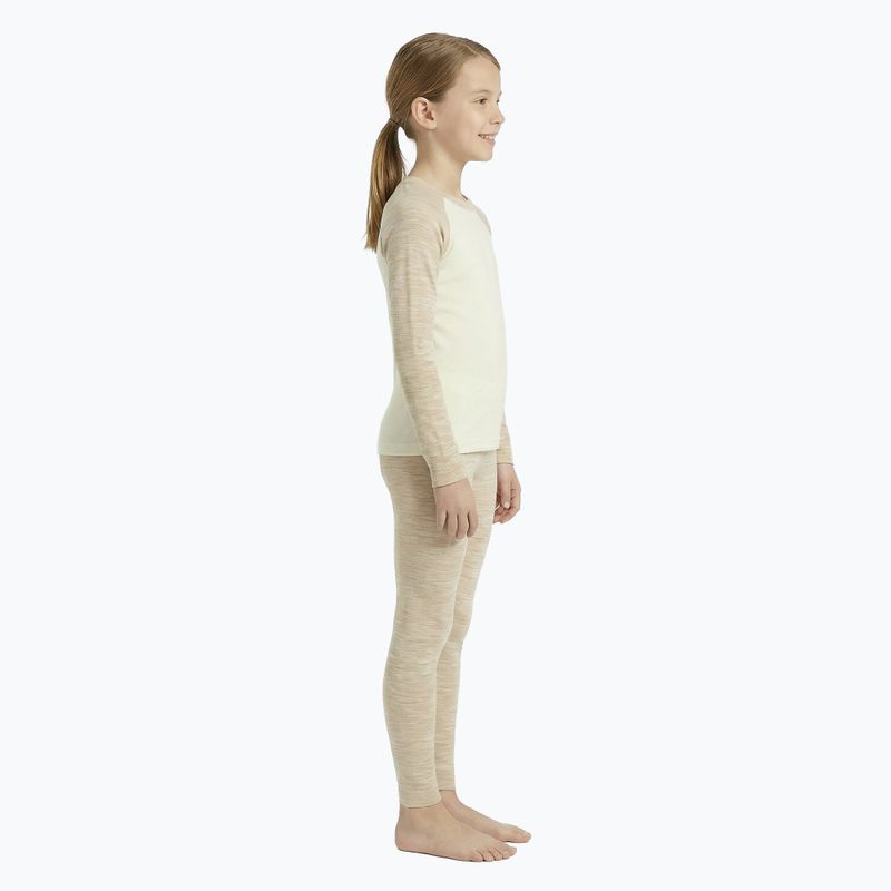 Комплект дитячої термоактивної білизни WOOLCANO Merino SET0982 beige 2