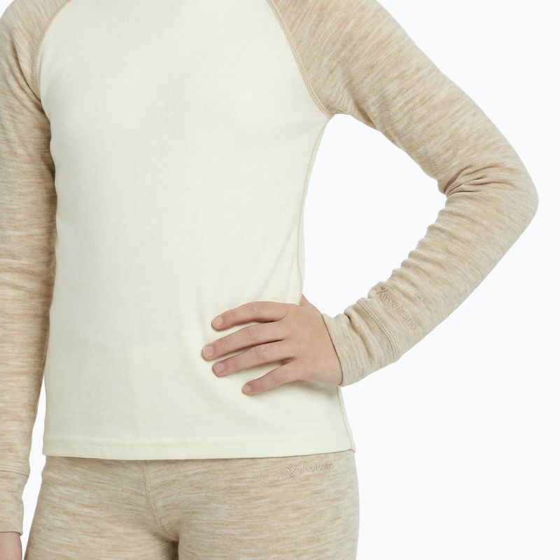 Комплект дитячої термоактивної білизни WOOLCANO Merino SET0982 beige 4