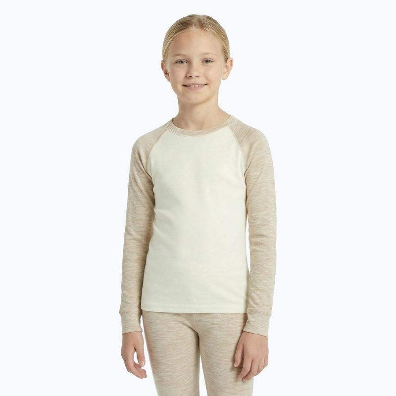 Комплект дитячої термоактивної білизни WOOLCANO Merino SET0982 beige 5