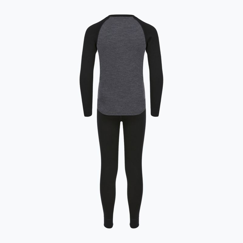 Комплект термобілизни дитячий WOOLCANO Merino SET0982 сірий 9