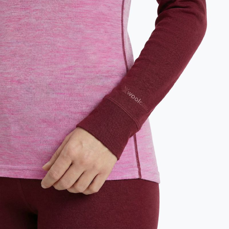 Комплект жіночої термоактивної білизни WOOLCANO Merino SET0980 purple 4