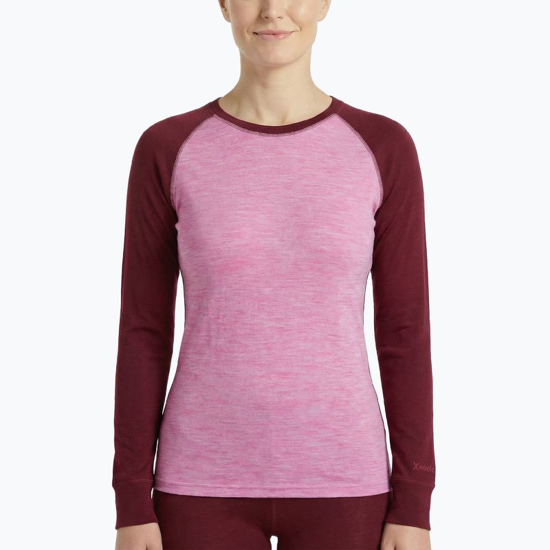 Комплект жіночої термоактивної білизни WOOLCANO Merino SET0980 purple 5