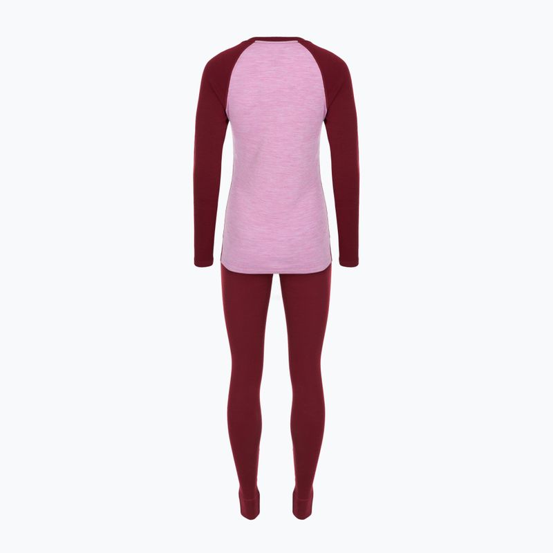 Комплект жіночої термоактивної білизни WOOLCANO Merino SET0980 purple 10