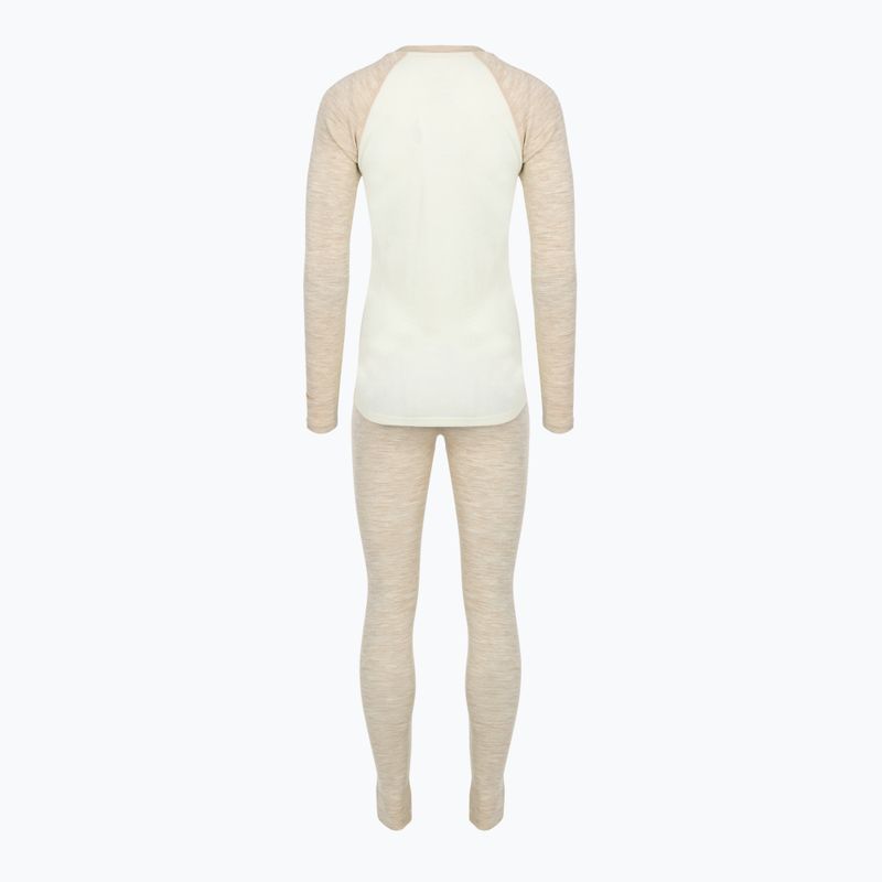 Комплект жіночої термоактивної білизни WOOLCANO Merino SET0980 beige 10