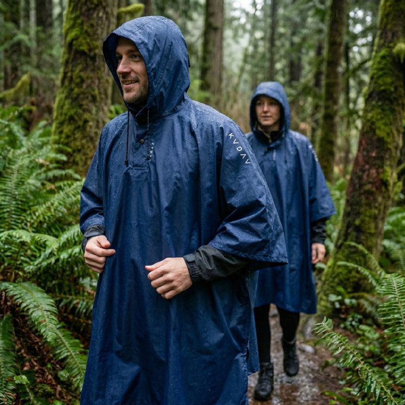 Накидка дощовик KADVA AquaDefend мембрана 5000 синій 5