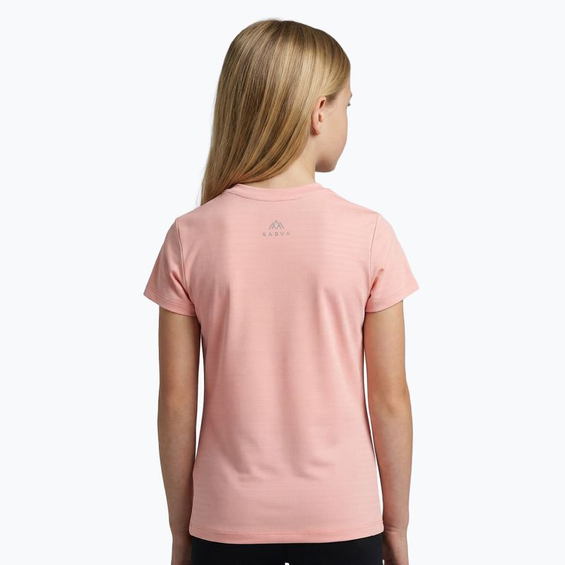 Дитяча трекінгова футболка KADVA TrailCore breathable pink 2