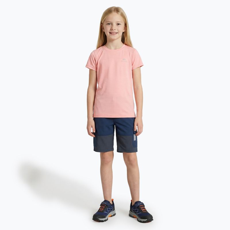 Дитяча трекінгова футболка KADVA TrailCore breathable pink 3