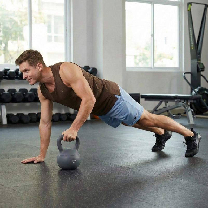 Kettlebell SOFT XTREXO 10 кг сірий 3