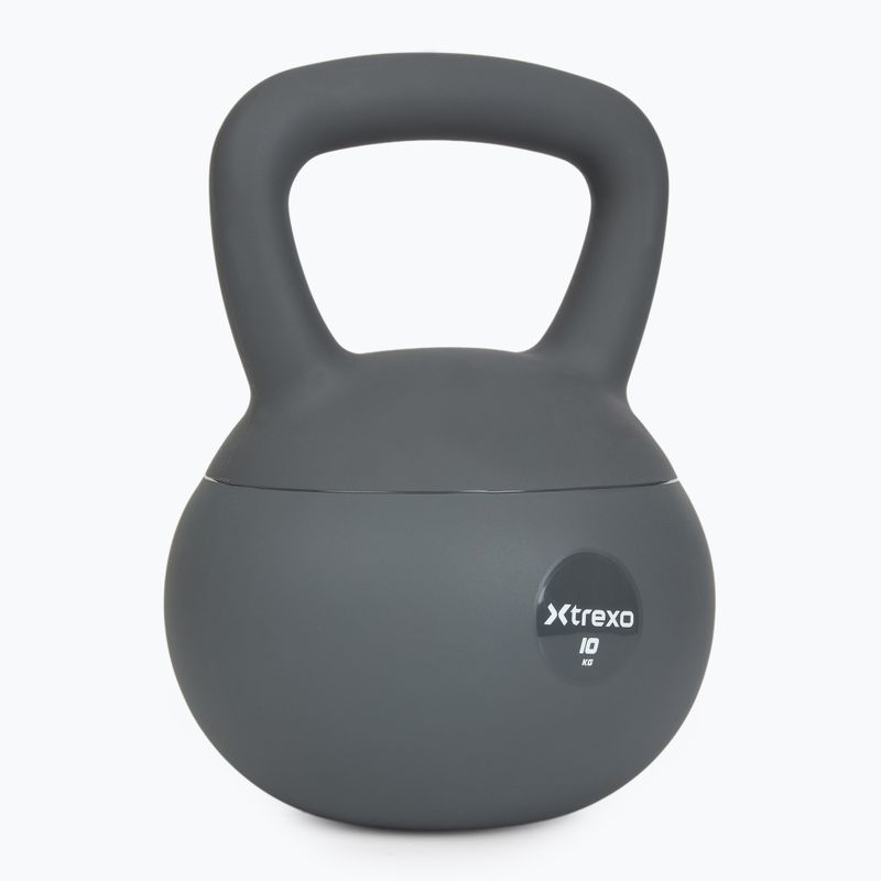 Kettlebell SOFT XTREXO 10 кг сірий