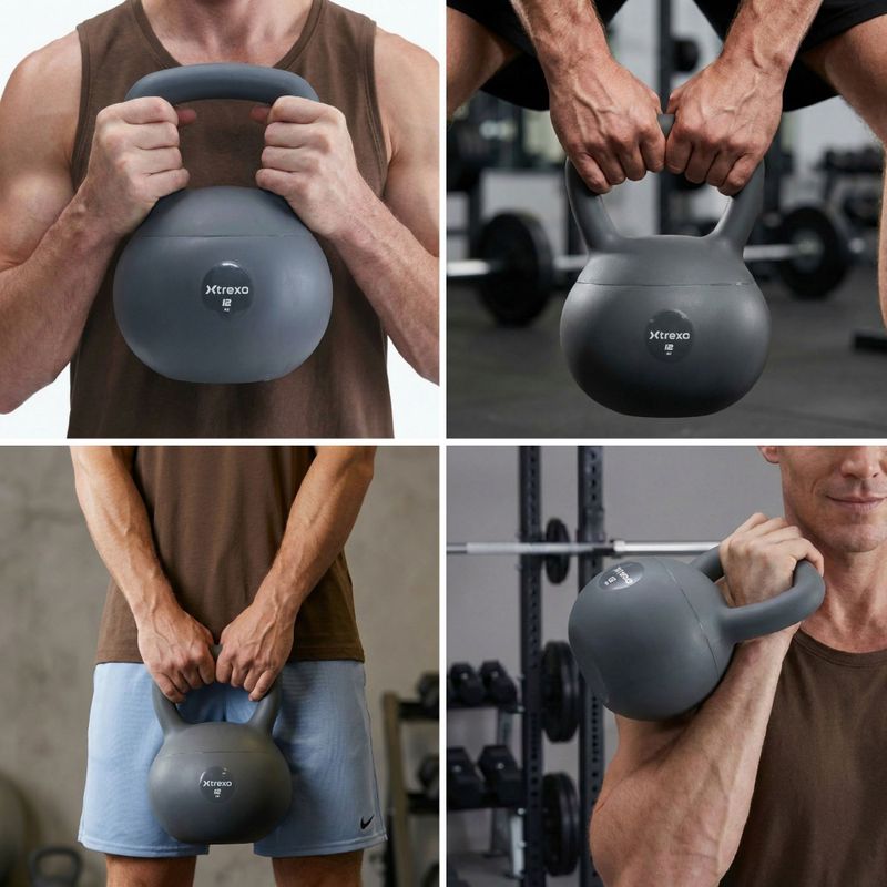 М'яка гиря XTREXO 12 kg grey 6