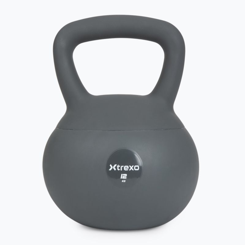 Kettlebell SOFT XTREXO 12 кг сірий