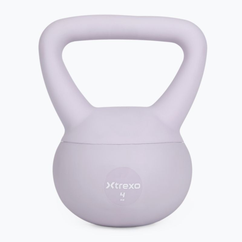 Kettlebell SOFT XTREXO 4 кг фіолетовий