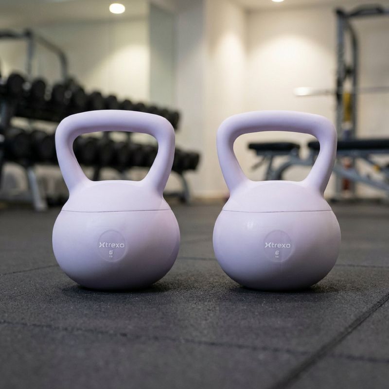 Kettlebell SOFT XTREXO 6 кг фіолетовий 5