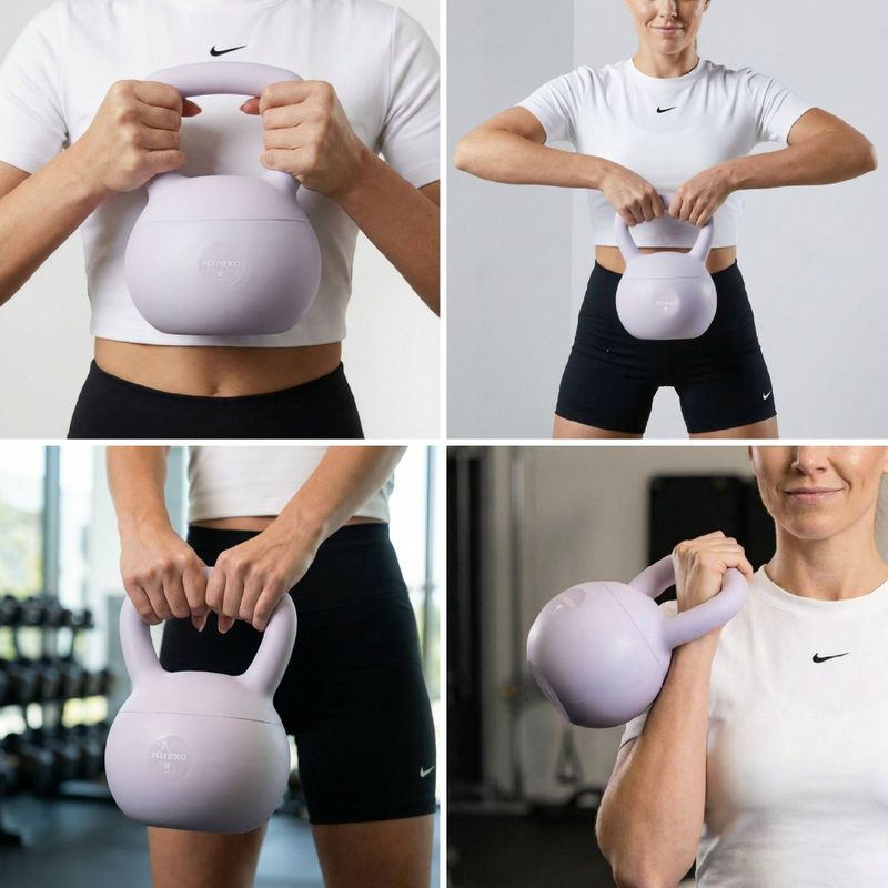 Kettlebell SOFT XTREXO 8 кг фіолетовий 6
