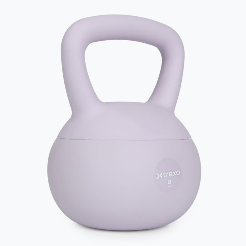 Kettlebell SOFT XTREXO 8 кг фіолетовий