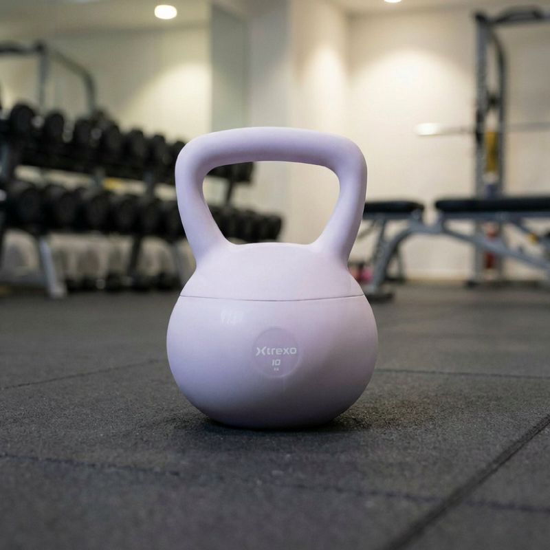Kettlebell SOFT XTREXO 10 кг фіолетовий 5
