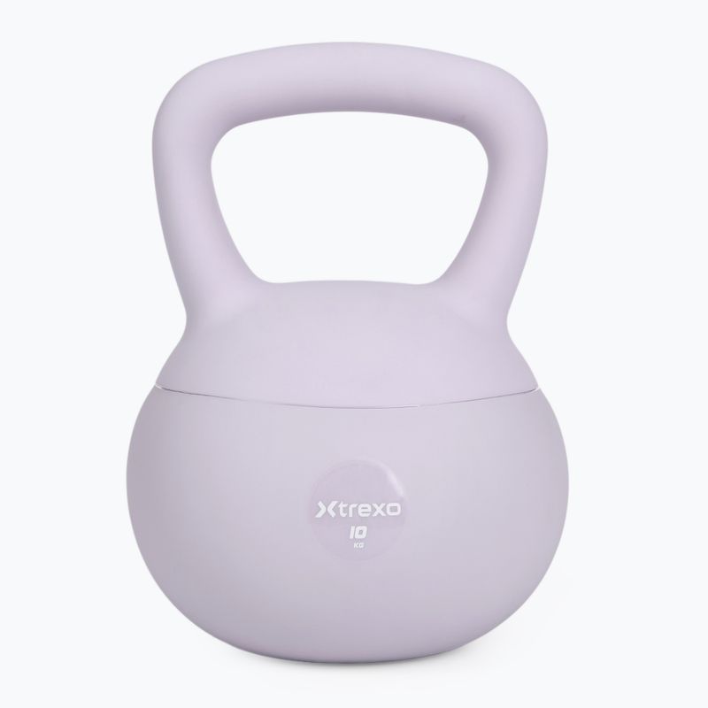 Kettlebell SOFT XTREXO 10 кг фіолетовий