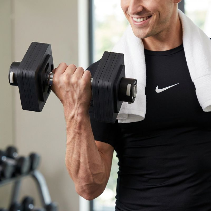 Гантель регульована XTREXO 15 кг чорний 3