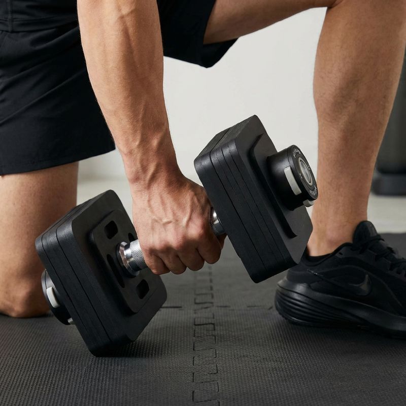 Гантель регульована XTREXO 15 кг чорний 4