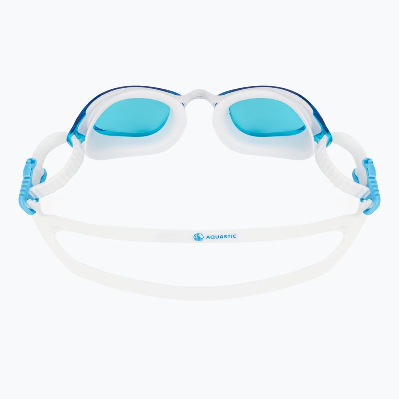 Окуляри для плавання AQUASTIC Isti white 8