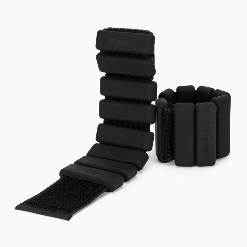 Обтяжувачі для щиколоток і зап'ясть  XTREXO SCULPT 2 x 0,5 kg black 3
