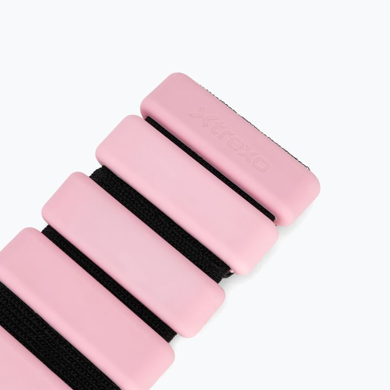 Обтяжувачі для щиколоток і зап'ясть  XTREXO SCULPT 2 x 0,5 kg pink 5