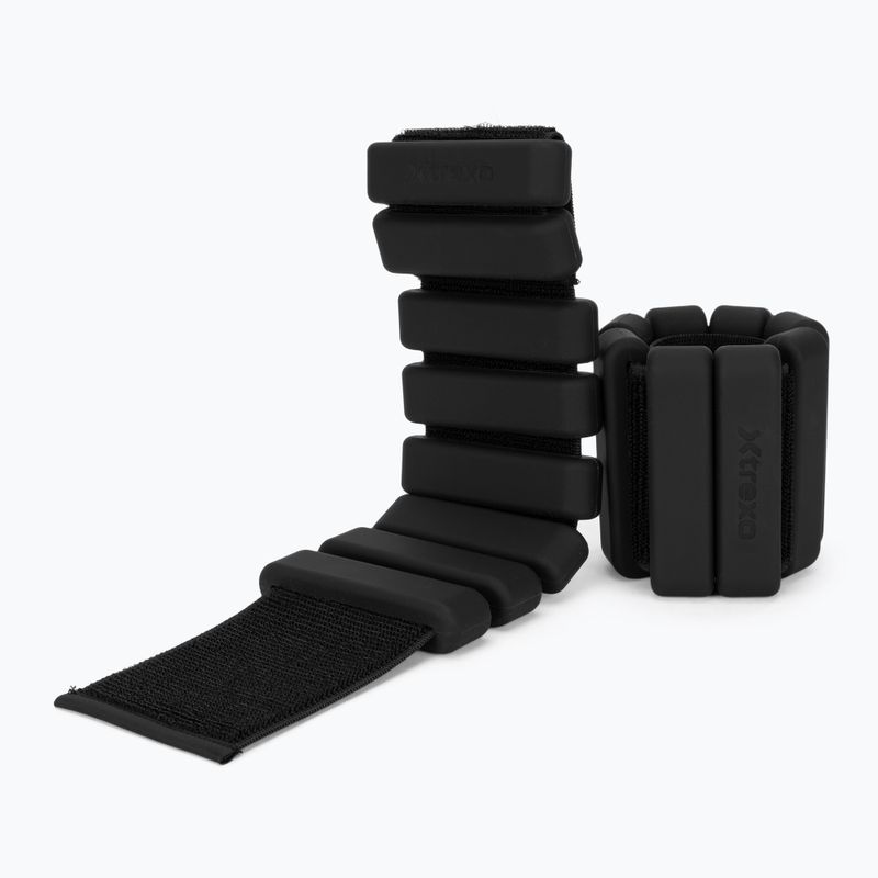 Обтяжувачі для щиколоток і зап'ясть  XTREXO SCULPT 2 x 1 kg black 3