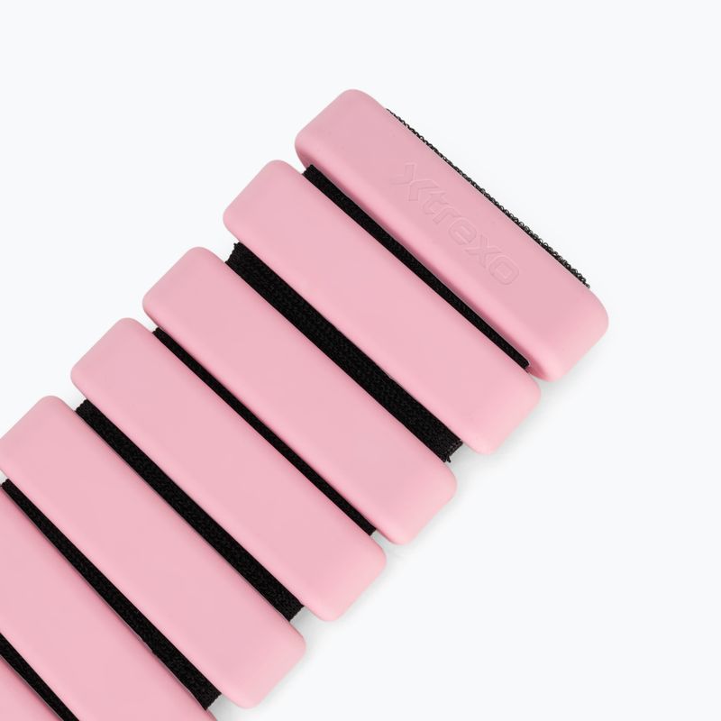 Обтяжувачі для щиколоток і зап'ясть  XTREXO SCULPT 2 x 1 kg pink 5