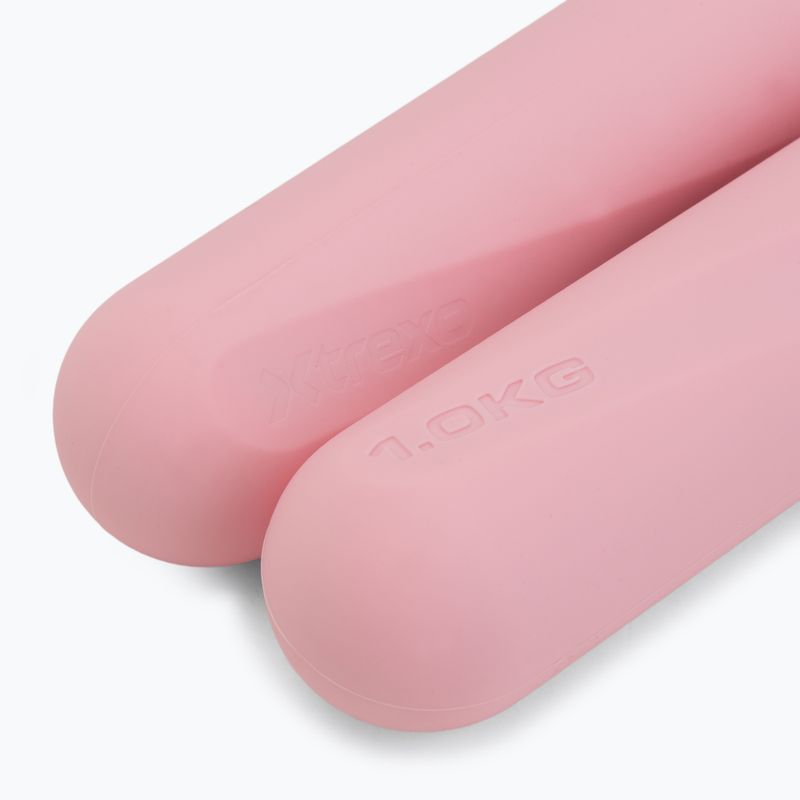 Набір гантелей XTREXO SCULPT 2 x 1 kg pink 5