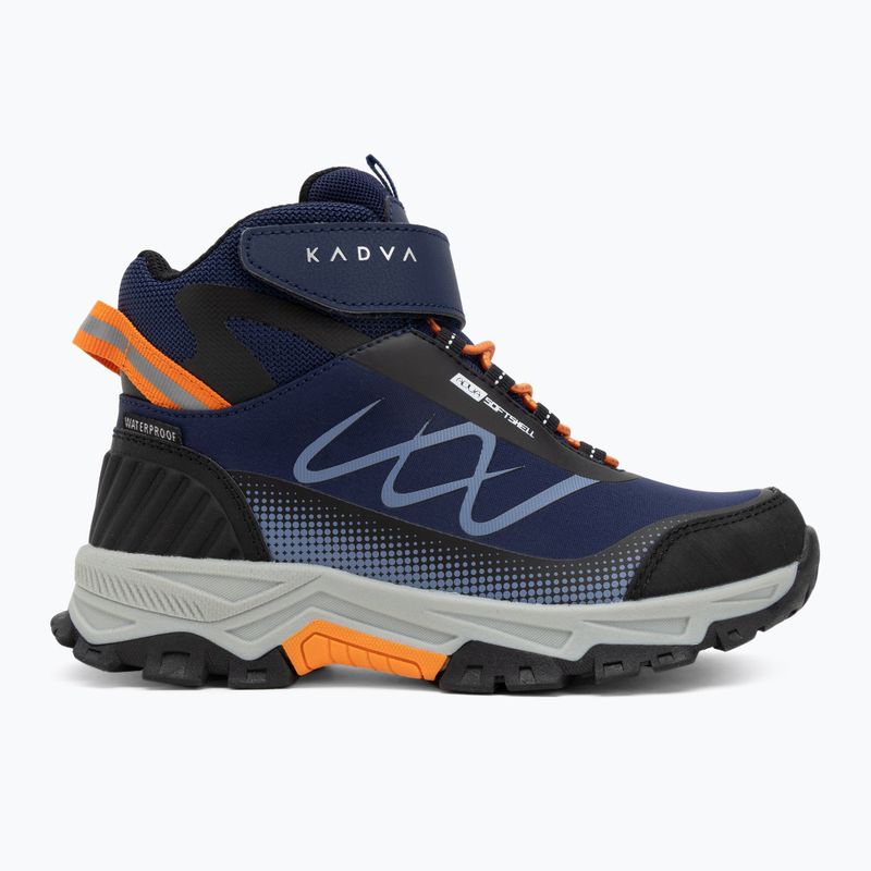 Дитячі трекінгові черевики KADVA Rocky Trail Mid WaterProof Softshell темно-сині 5