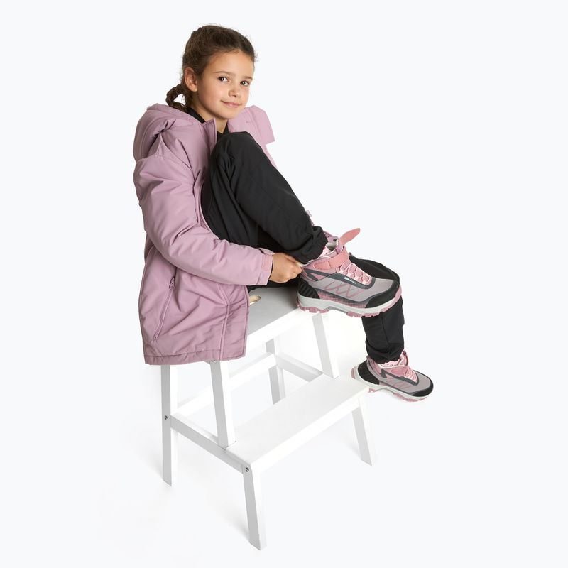 Дитячі трекінгові черевики KADVA Rocky Trail Mid WaterProof Softshell сірий 4