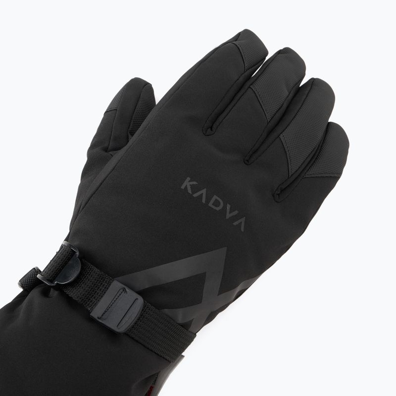 Чоловічі лижні рукавички KADVA Mountain Flow 3M Thinsulate чорний 4