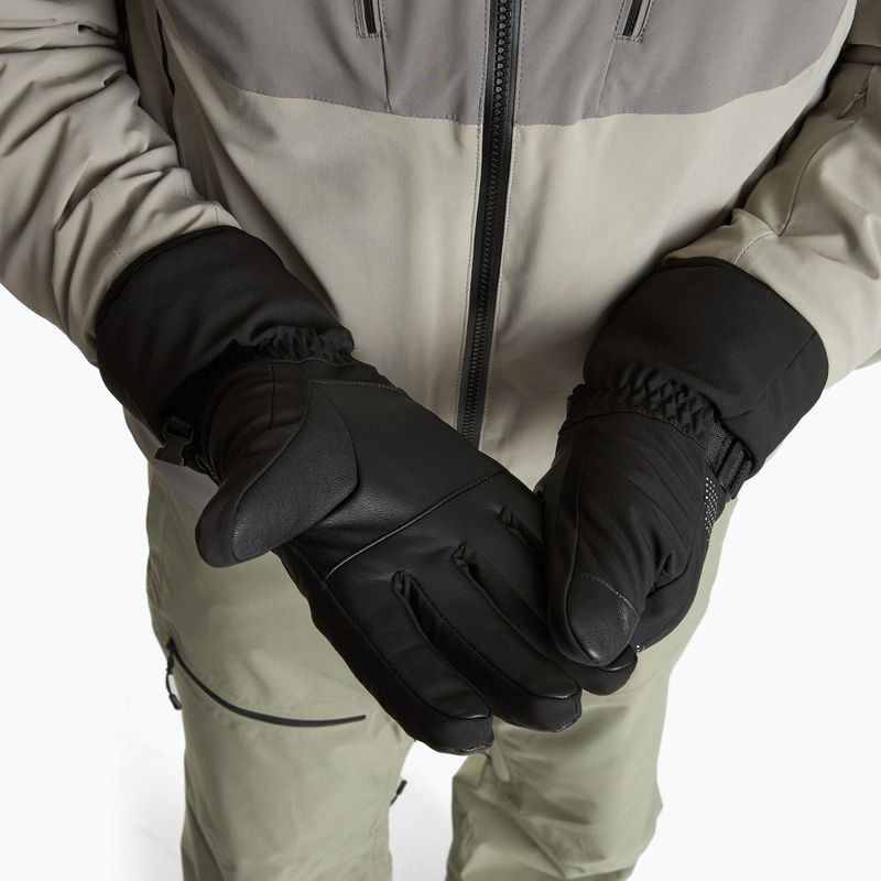 Рукавиці гірськолижні KADVA Mountain Flow Pro skóra 3M Thinsulate чорний 2