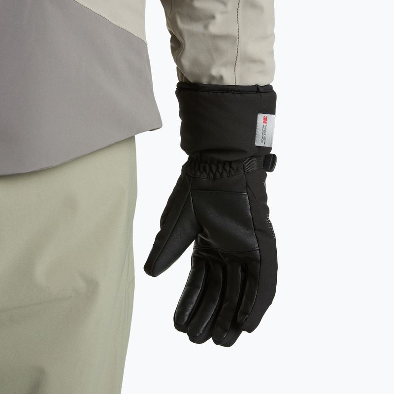 Рукавиці гірськолижні KADVA Mountain Flow Pro skóra 3M Thinsulate чорний 4