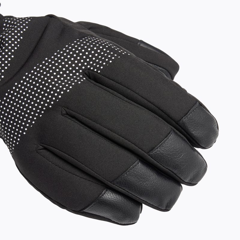 Рукавиці гірськолижні KADVA Mountain Flow Pro skóra 3M Thinsulate чорний 10