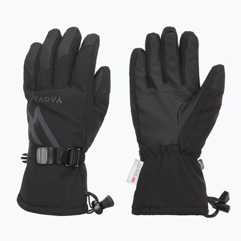 Жіночі лижні рукавички KADVA Mountain Flow 3M Thinsulate чорний 5